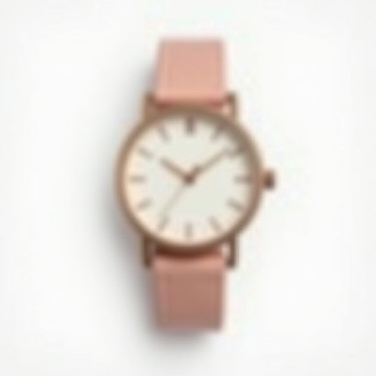 Montre bracelet magnétique gold rose fond vert